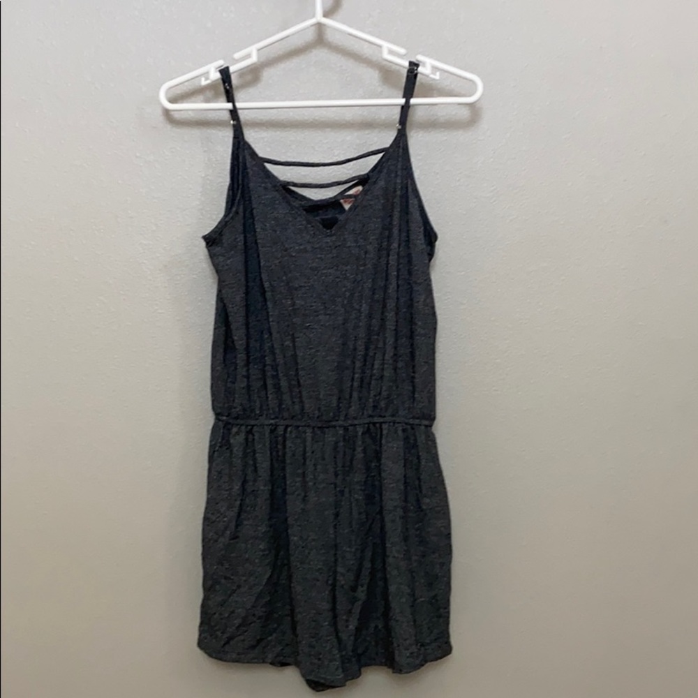 dark grey romper